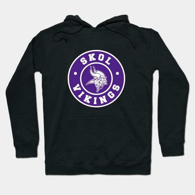 SKOL VIKINGS Hoodie by BURN444